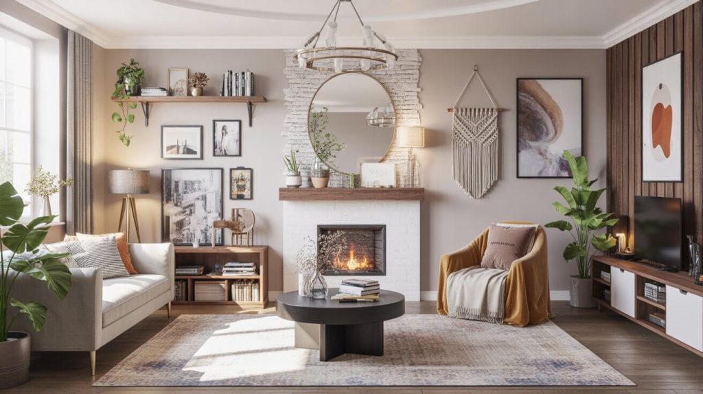 24 Beautiful Living Room Wall Decor Ideas