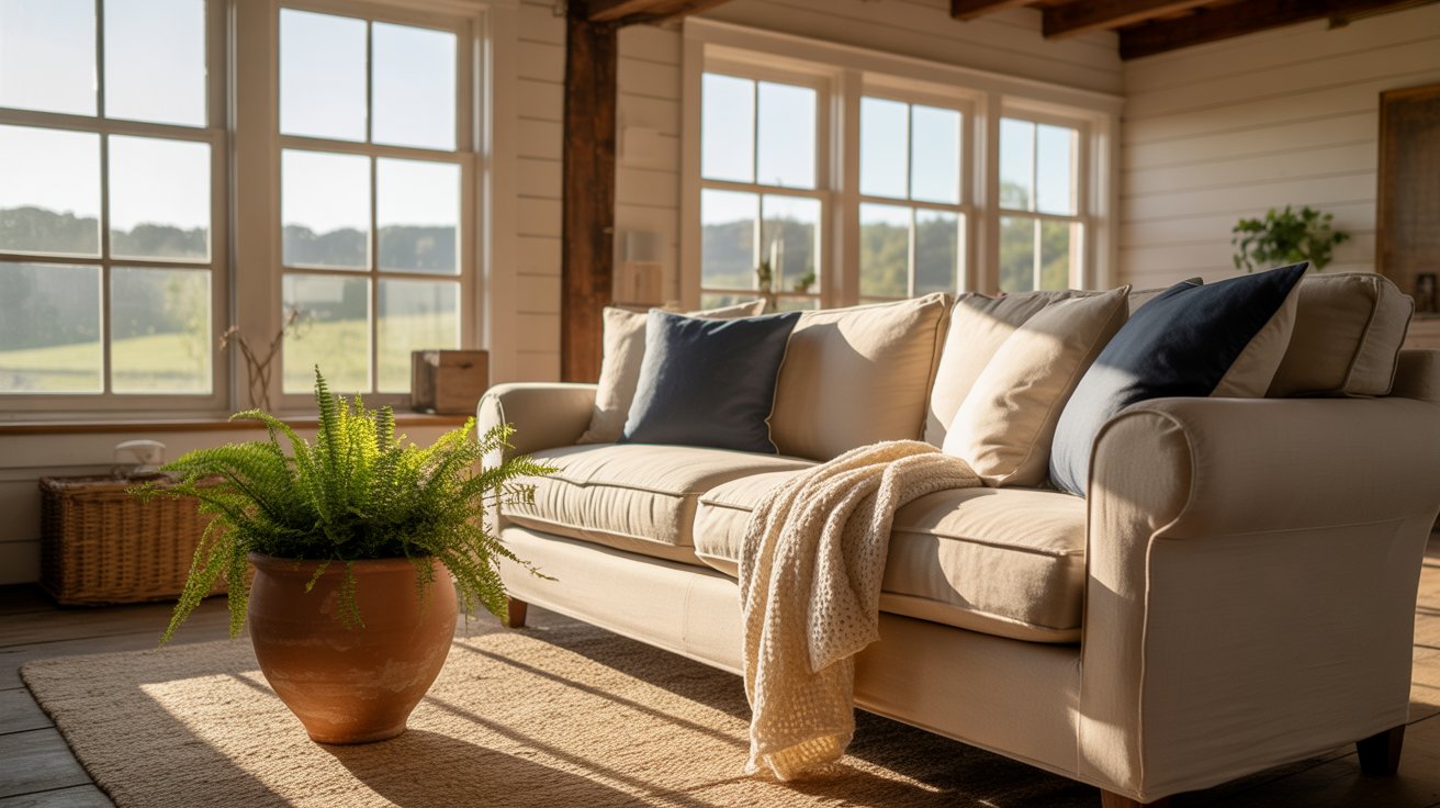 A Complete Guide to Choosing Colors for Your Farmhouse Living Room