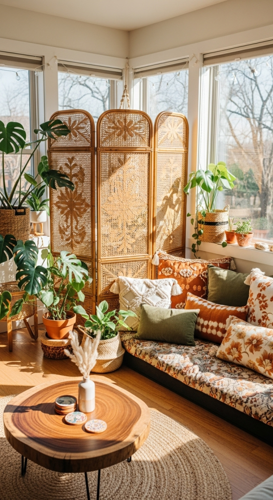 Bamboo Or Rattan Partitions