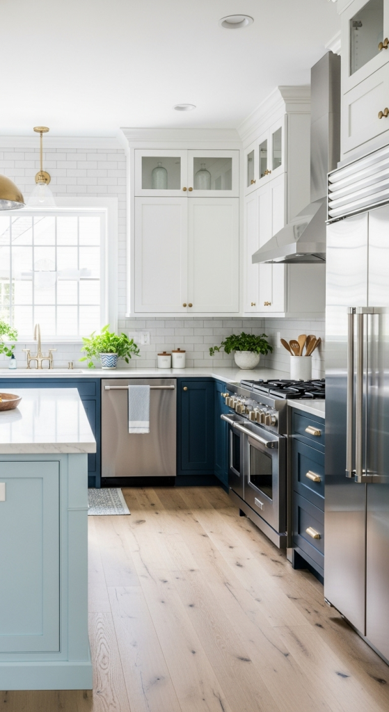 Blue And White For A Fresh Appeal