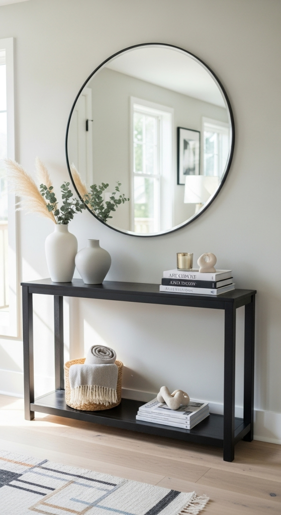 Create A Focal Point With A Statement Mirror