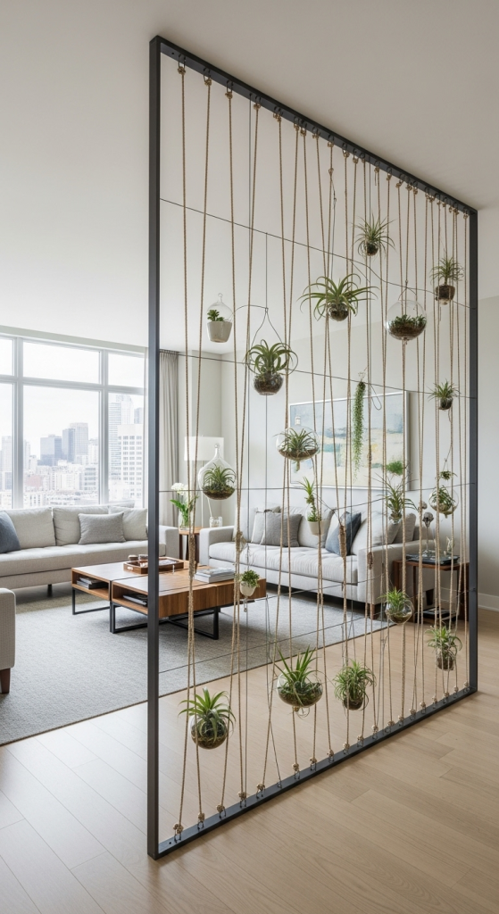 Decorative Rope Or Wire Partitions