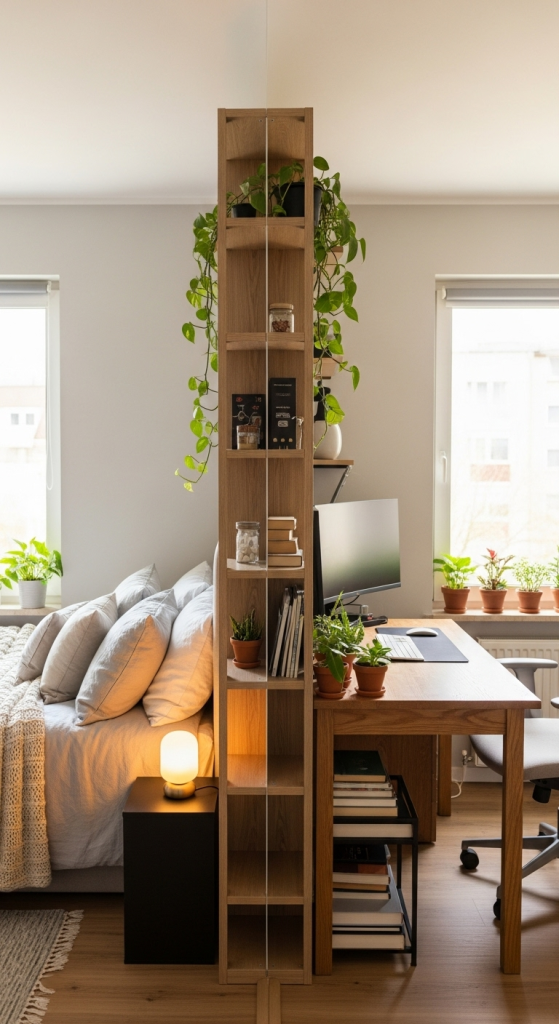 Divide The Room With A Bookshelf