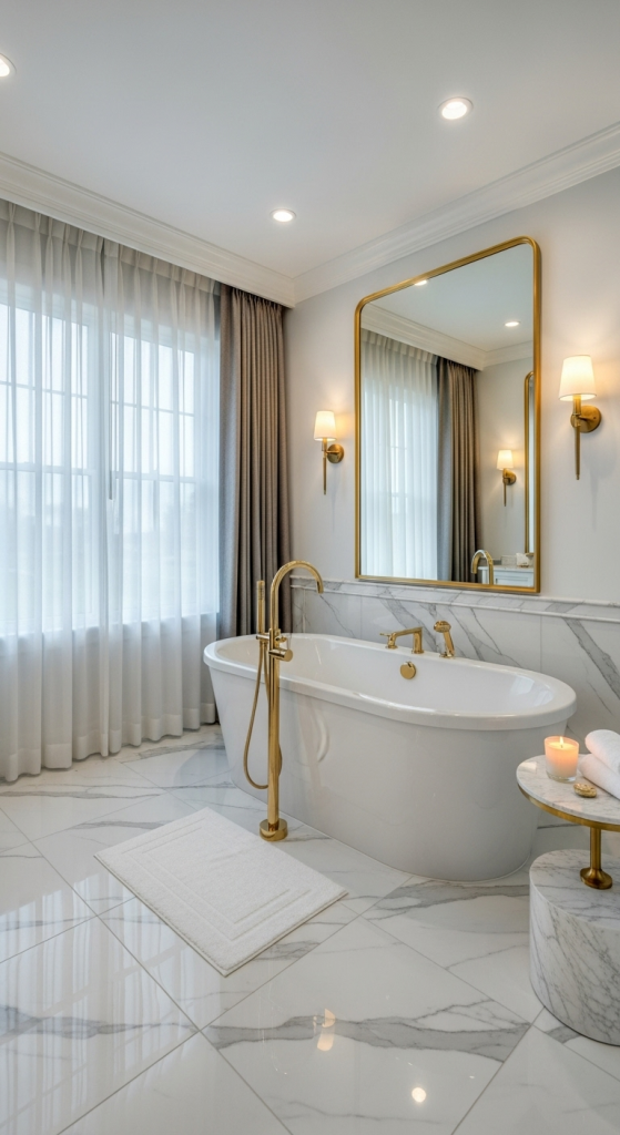 Elegant Marble Flooring