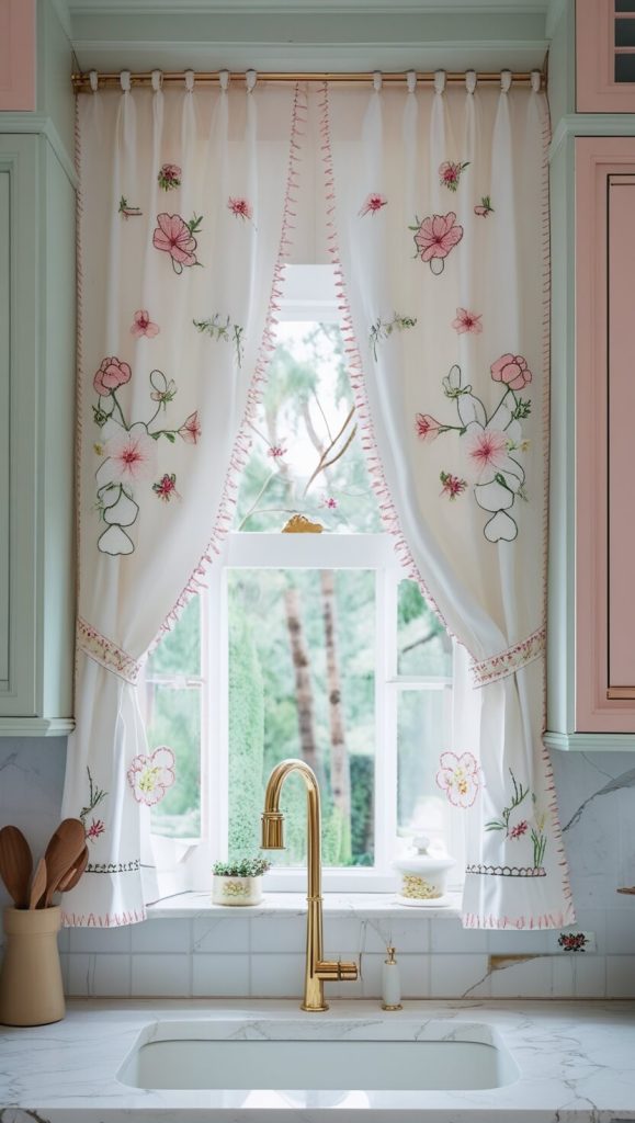 Embroidered Curtains