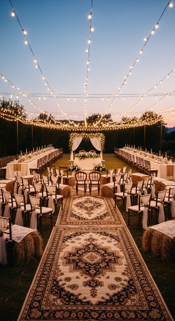 Garden Wedding Seating Arrangements