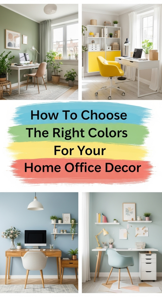 How To Choose The Right Colors For Your Home Office Decor
