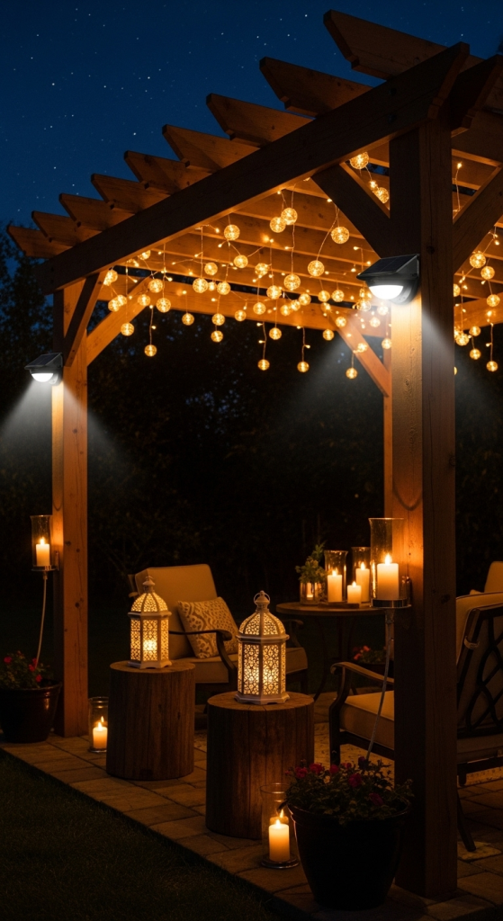 Incorporate Warm Lighting For Evening Ambiance