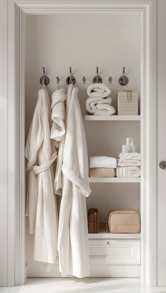 Install Hooks Behind The Door