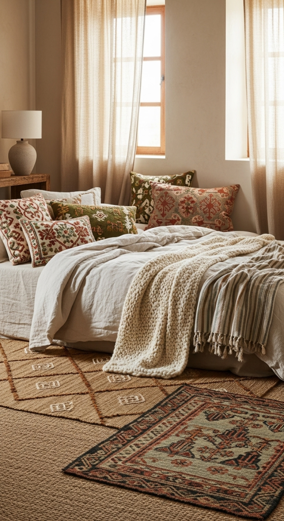 Layer Natural Textures And Textiles