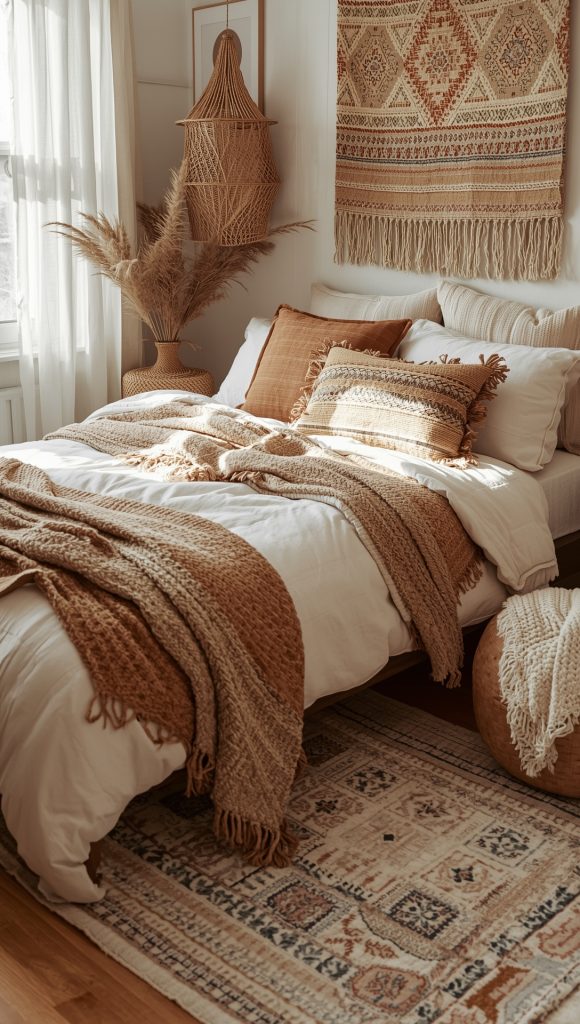 Layer Textiles For A Cozy Feel