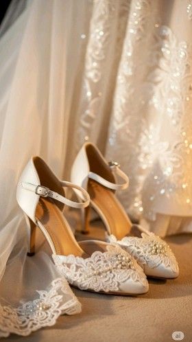 Metallic Gold or Silver Heels