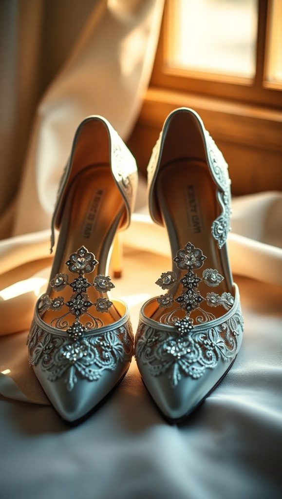 Romantic Lace Heels