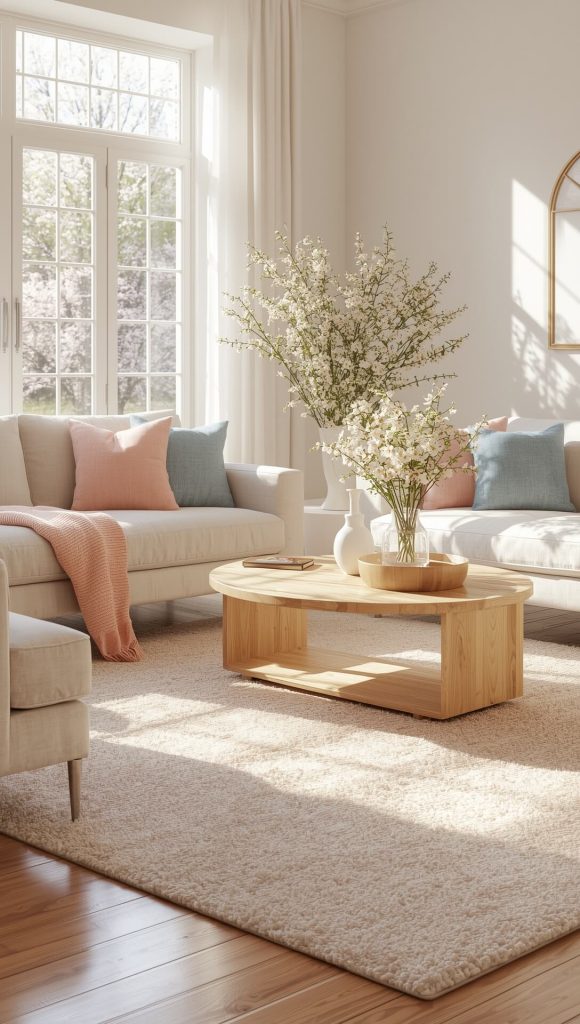 Use Light Rugs To Brighten Floors