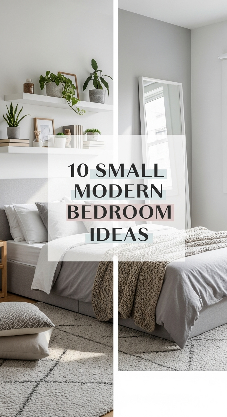 Small Modern Bedroom Ideas to Maximize Space with Style