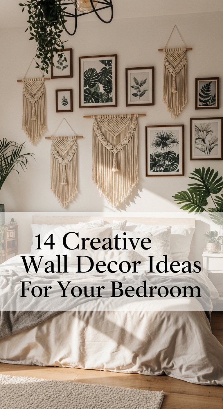 Creative Wall Decor Ideas for Your Bedroom