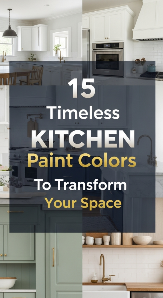 Timeless Kitchen Paint Colors to Transform Your Space