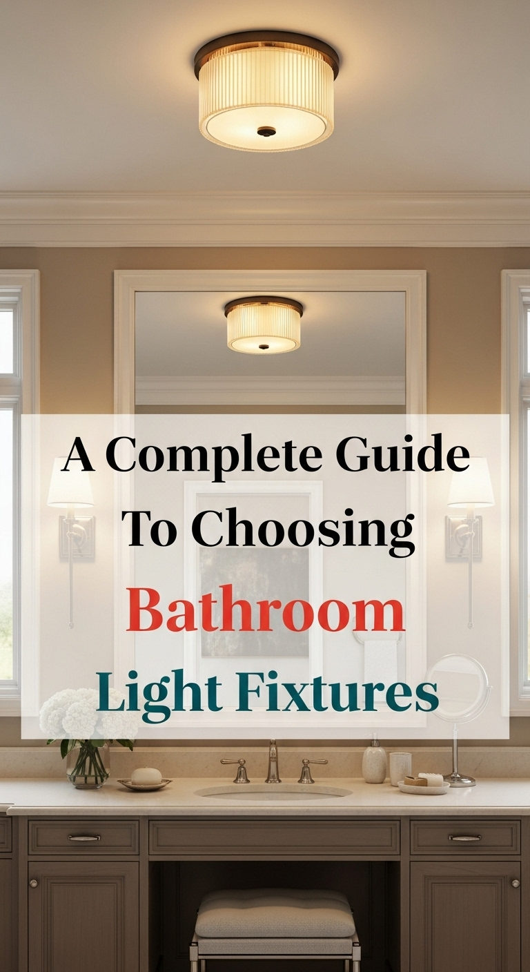 Complete Guide to Choosing Bathroom Light Fixtures
