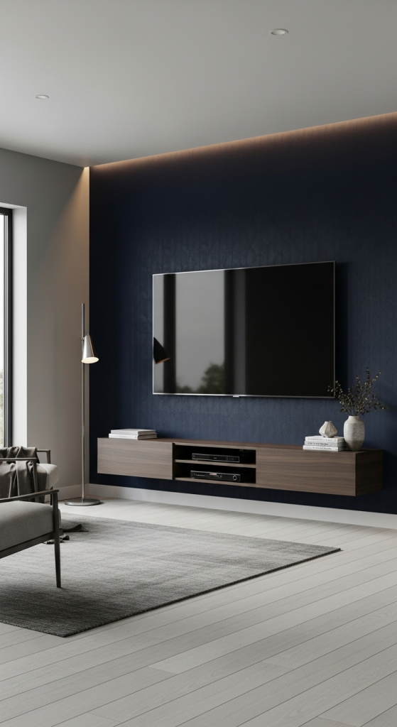 Accent Wall With Paint Or Wallpaper