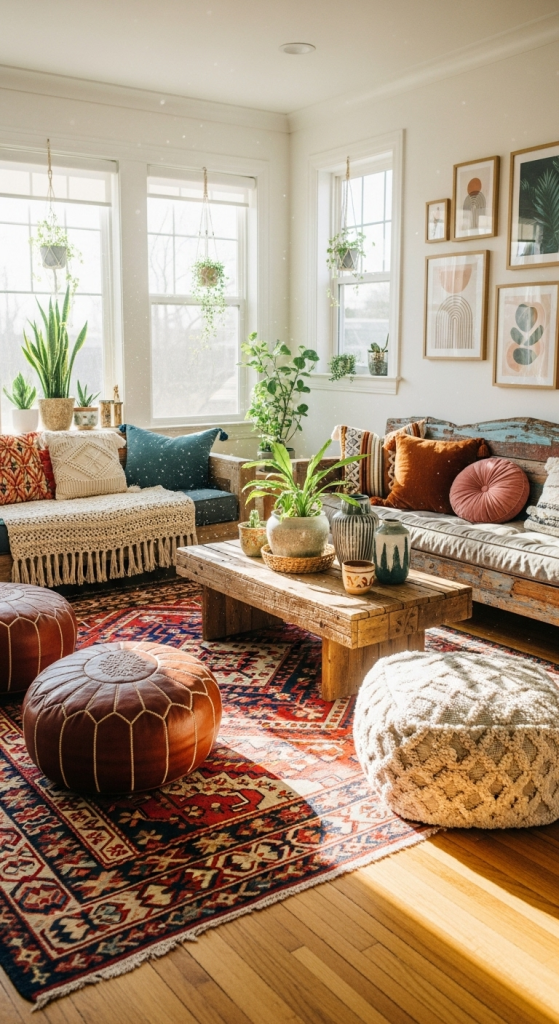 Add Depth With Area Rugs