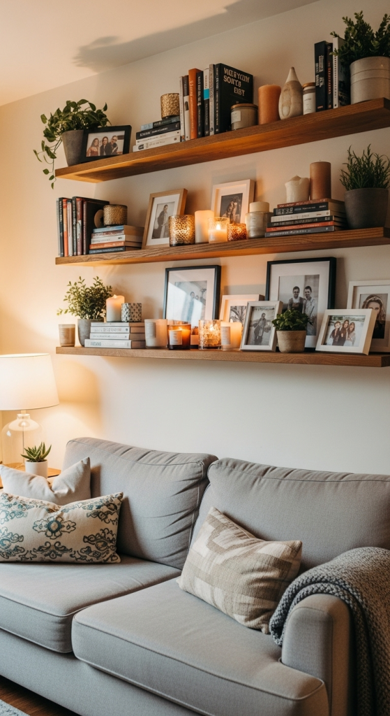Add Floating Shelves