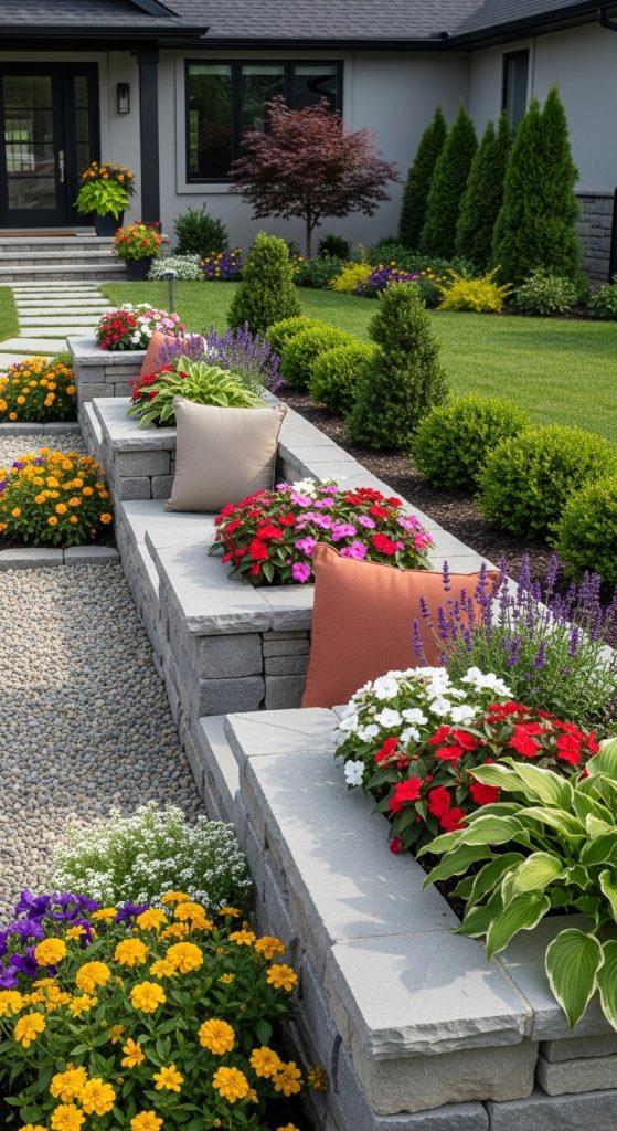 Built-In Seating Walls