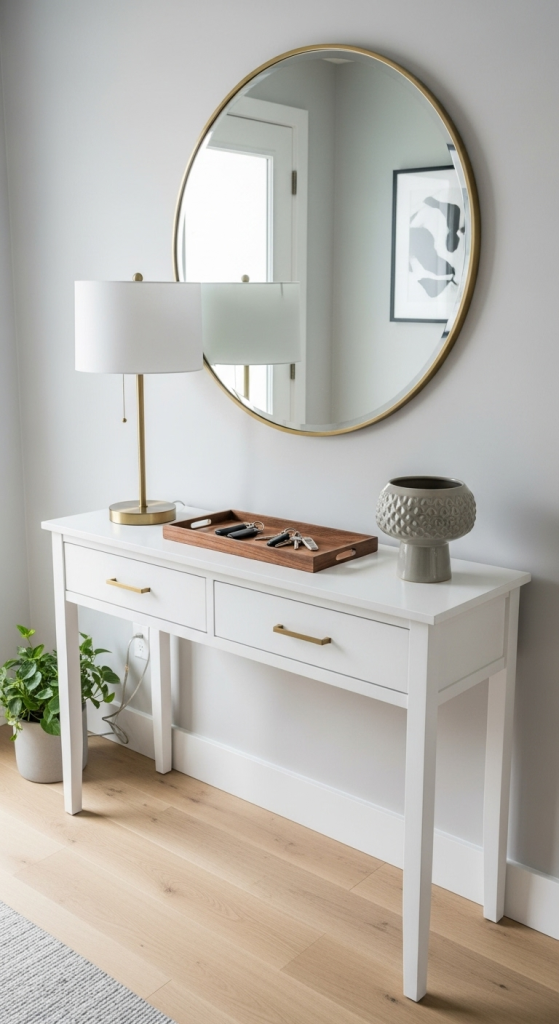 Console With Built-In Storage