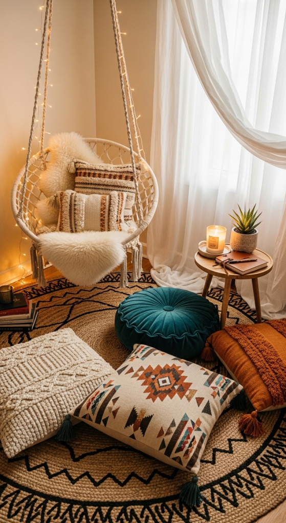Create A Relaxing Boho Corner