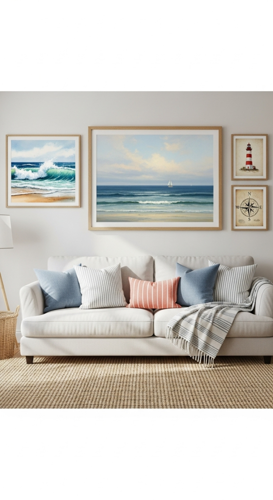 Decorate With Ocean-Inspired Artwork