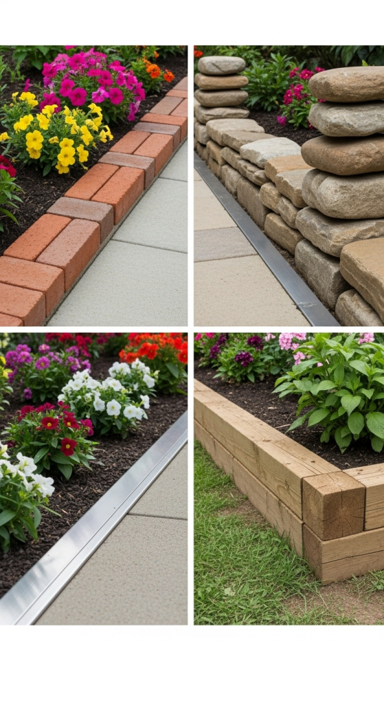 Install Edging Material (Optional)