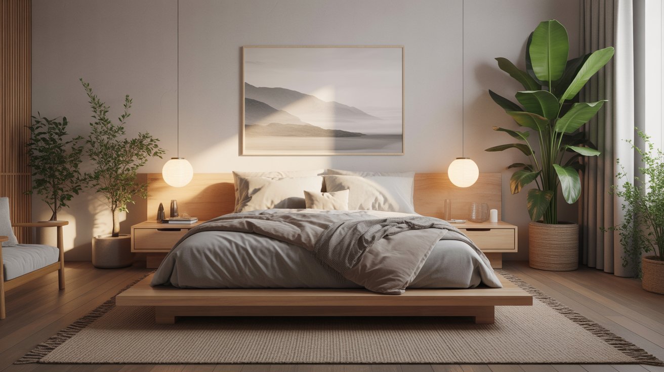 Japandi Bedroom Ideas