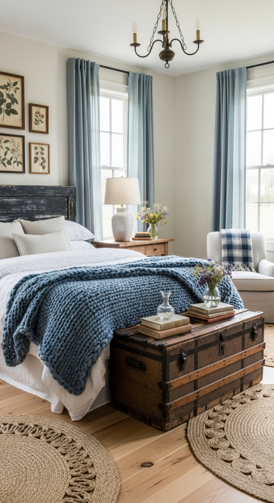 Layered Textures For Farmhouse Charm