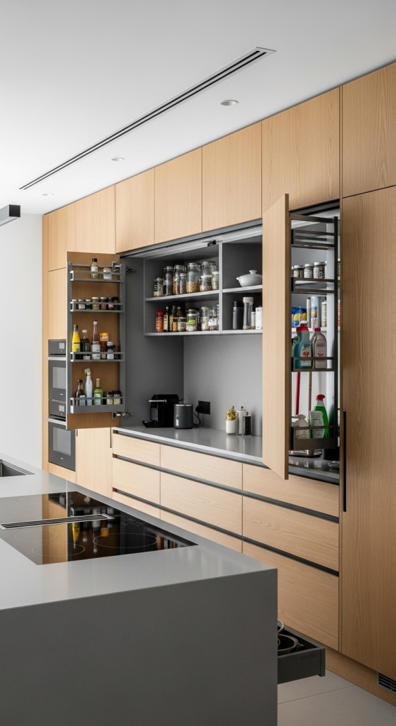 Open Kitchen With Smart Storage