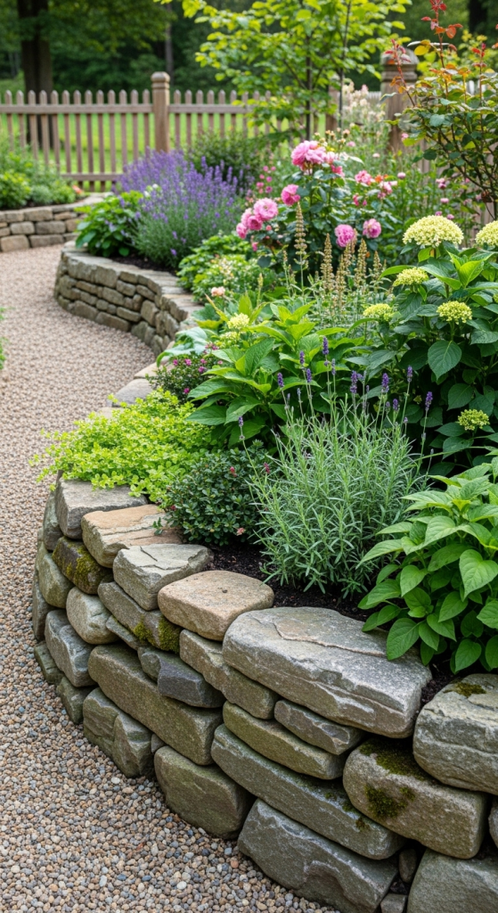 Stone Borders For Rustic Charm
