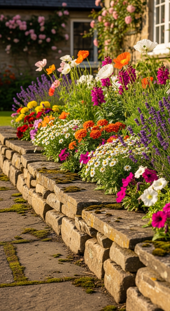 Stone Edging For Rustic Charm