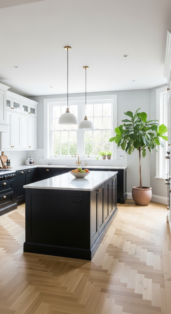 Two-Tone Kitchens For Balance