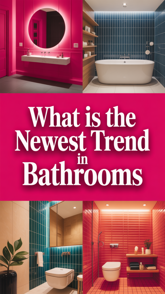 What Is The Newest Trend In Bathrooms