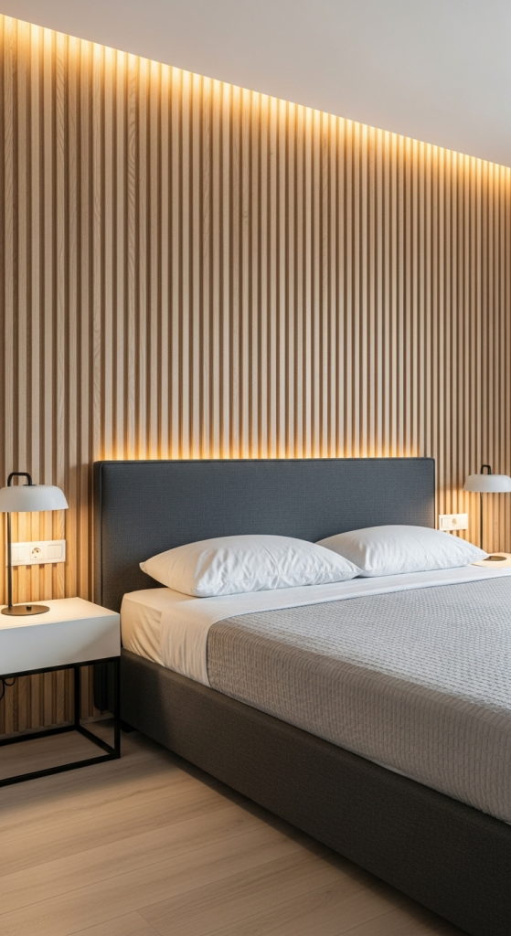 Wooden Slat Accent Walls