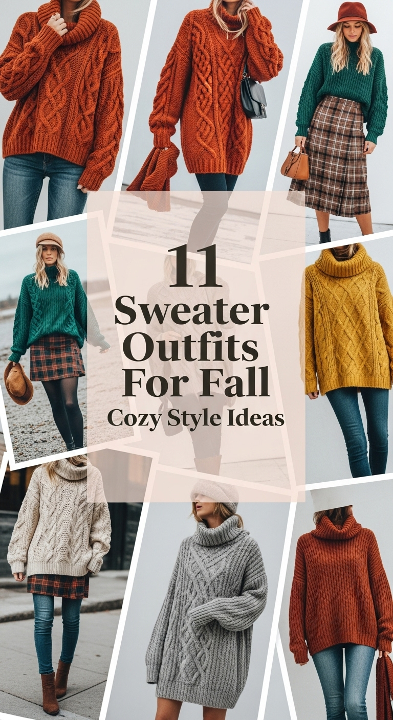 Sweater Outfits for Fall Cozy Style Ideas