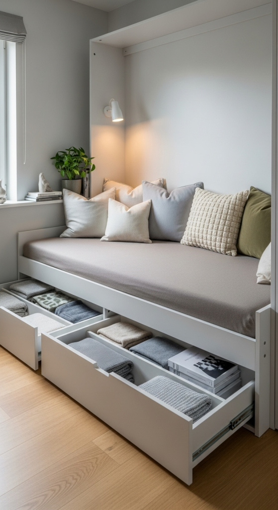 Built-In Daybed With Hidden Storage