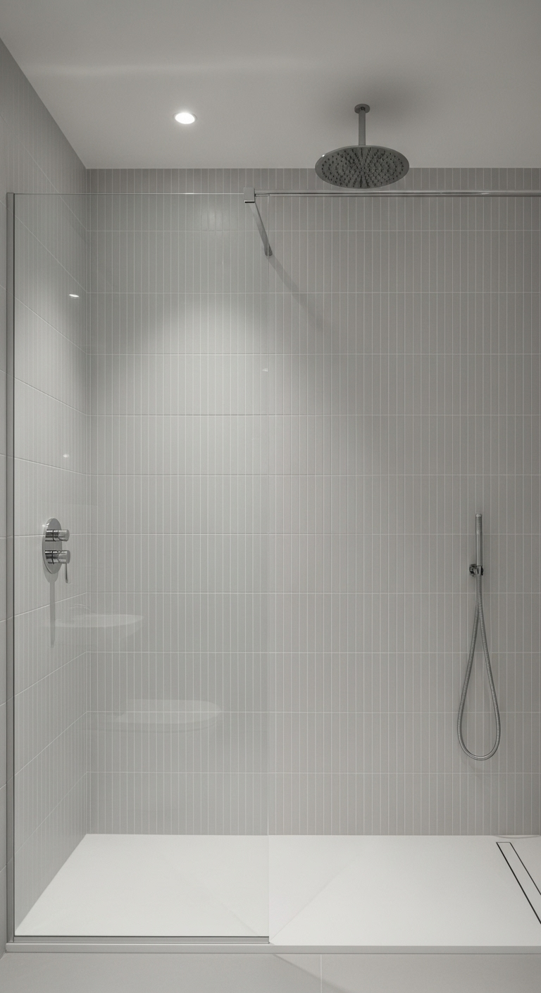 Stunning Vertical Shower Tile Ideas for Small Walk In Showers