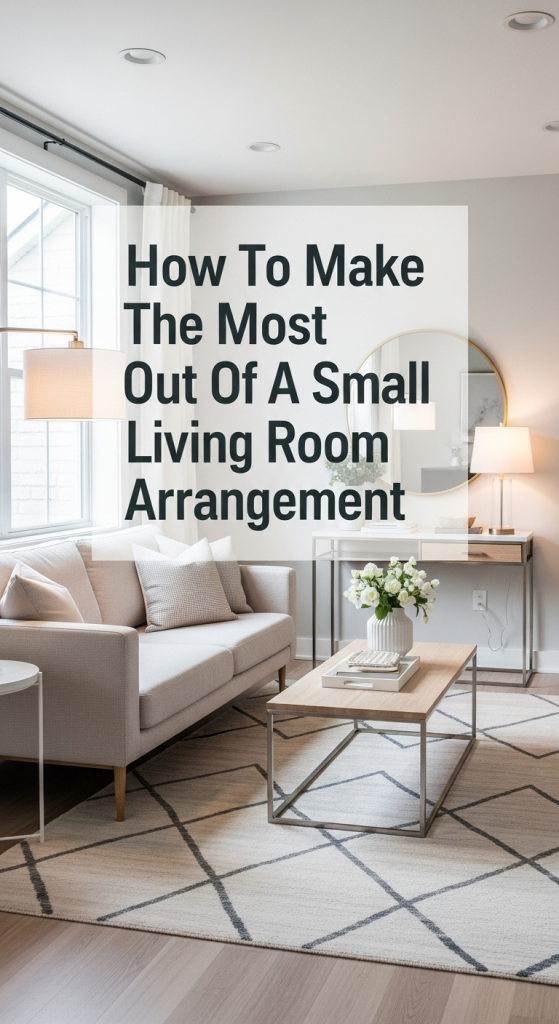 How to Make the Most Out of a Small Living Room Arrangement