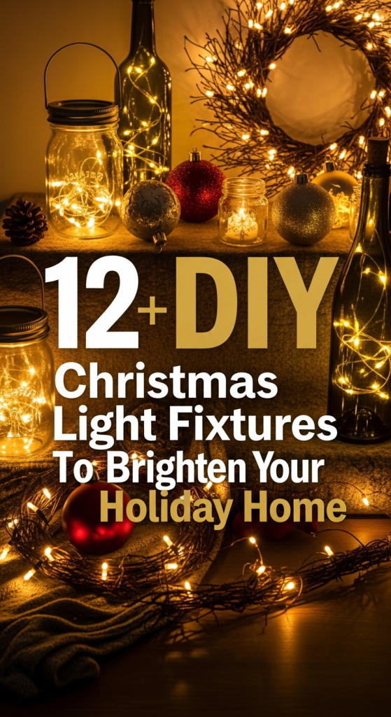 DIY Christmas Light Fixtures