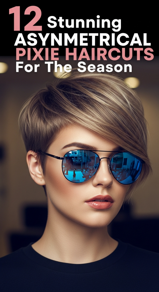 Stunning Asymmetrical Pixie Haircuts