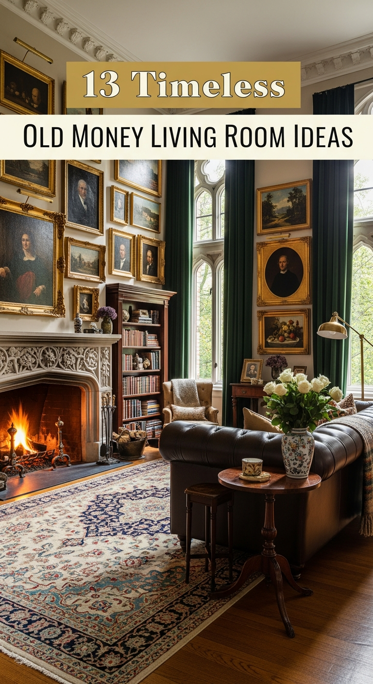 Timeless Old Money Living Room Ideas