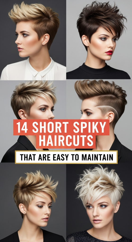 Short Spiky Haircuts That Are Easy to Maintain