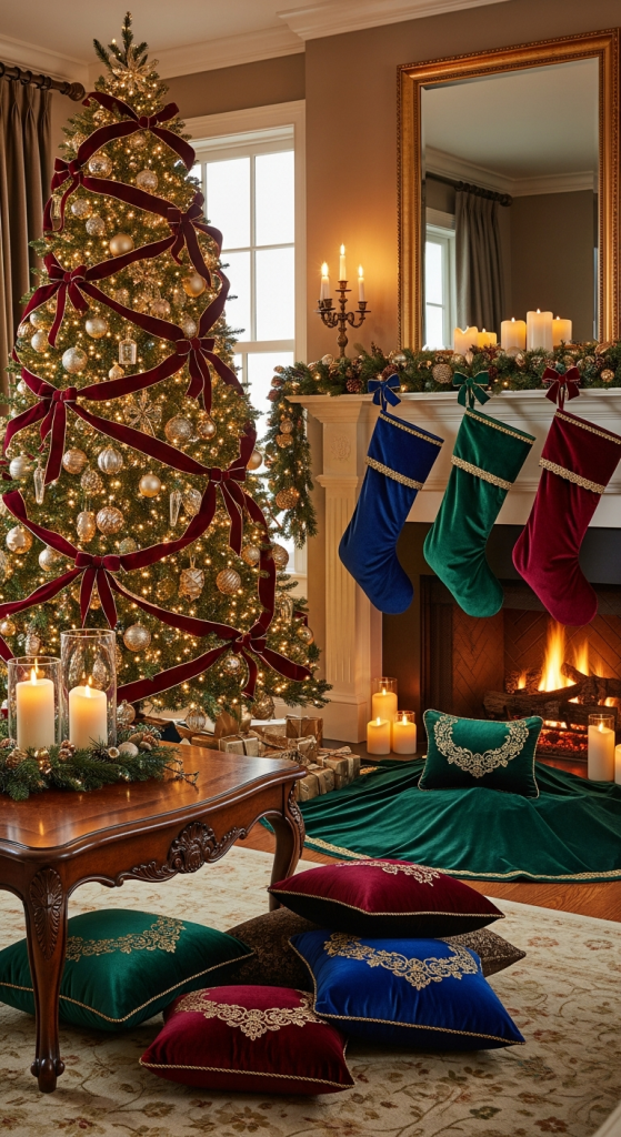 Add Velvet Accents for Soft Luxury