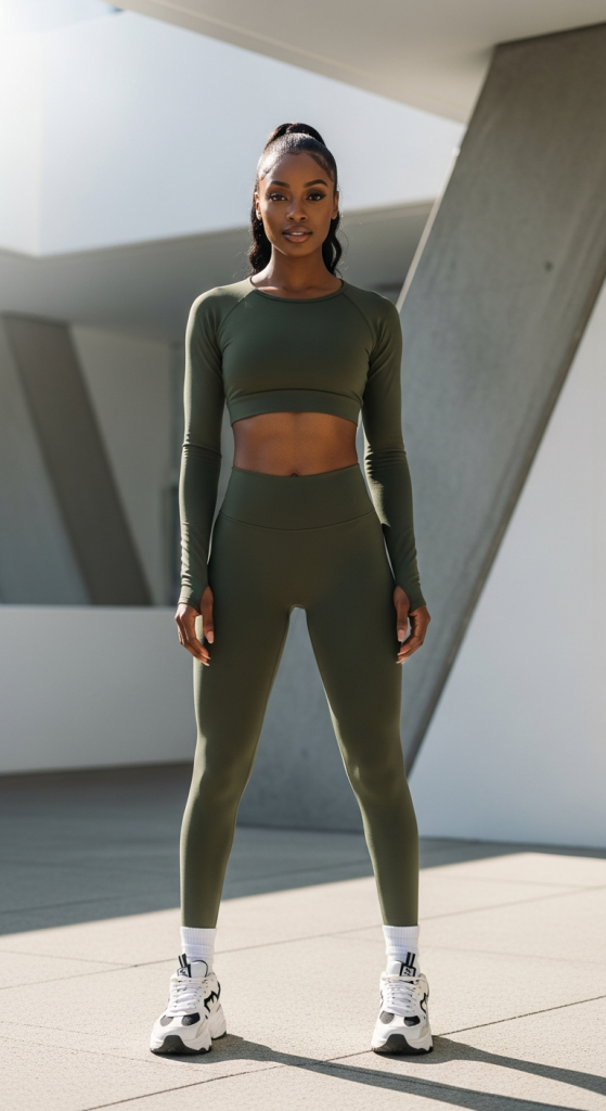 Athleisure Set with Sneakers