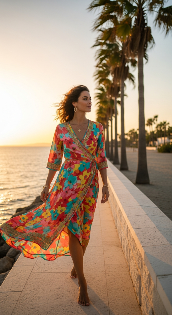 Beachy Wrap Dress