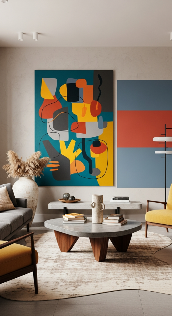 Bold Accent Walls And Artistic Expression